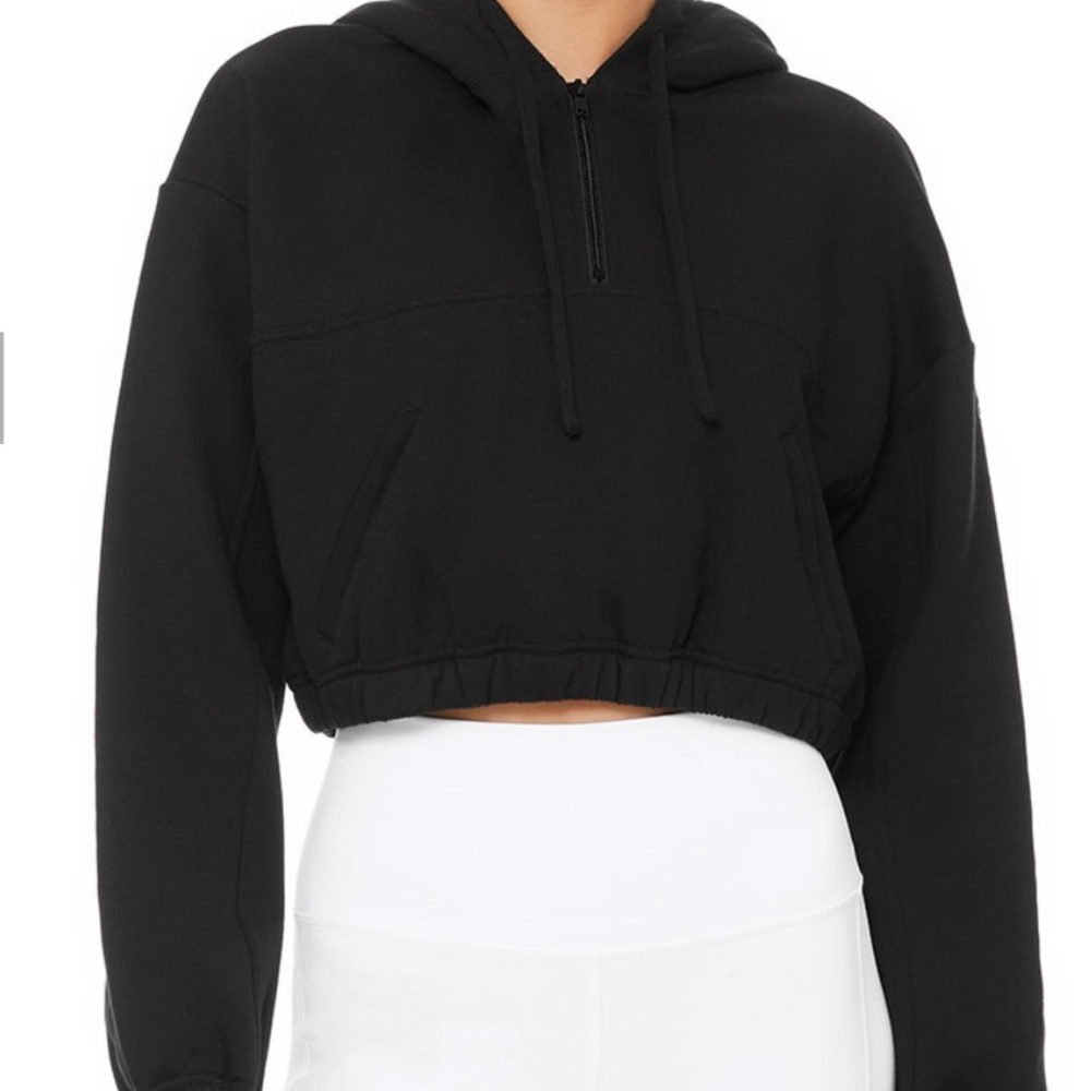 ALO YOGA Stadium Half Zip Hoodie!